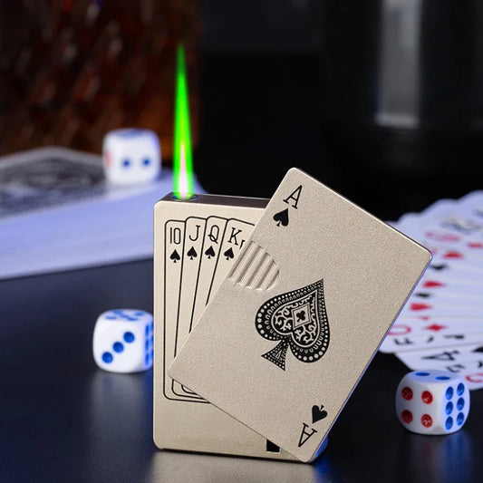 Creative Poker Windproof Lighter