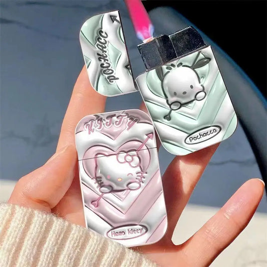 Sanrio Family And Hello Kitty Gas Lighter c