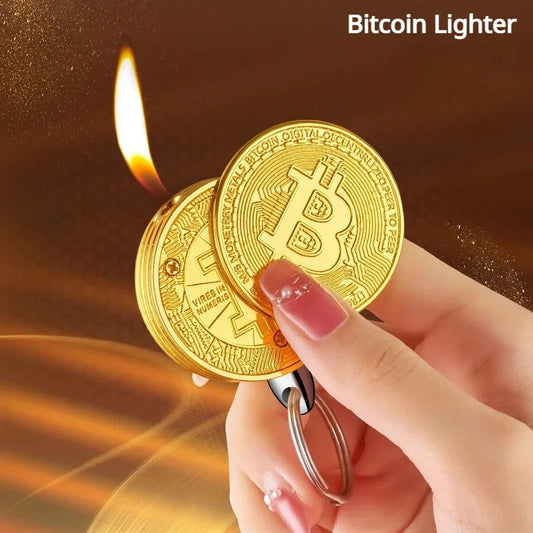 Metal Bitcoin Gas Lighter